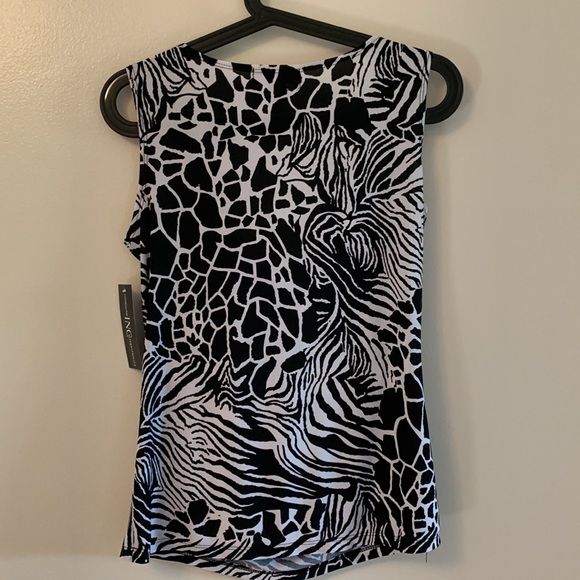 INC international company tank top, Black and White, Size M, BNWT - Picture 7 of 10